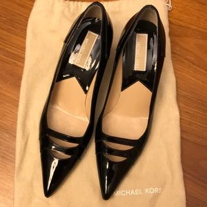 Michael Kors Black Patent Leather Heels